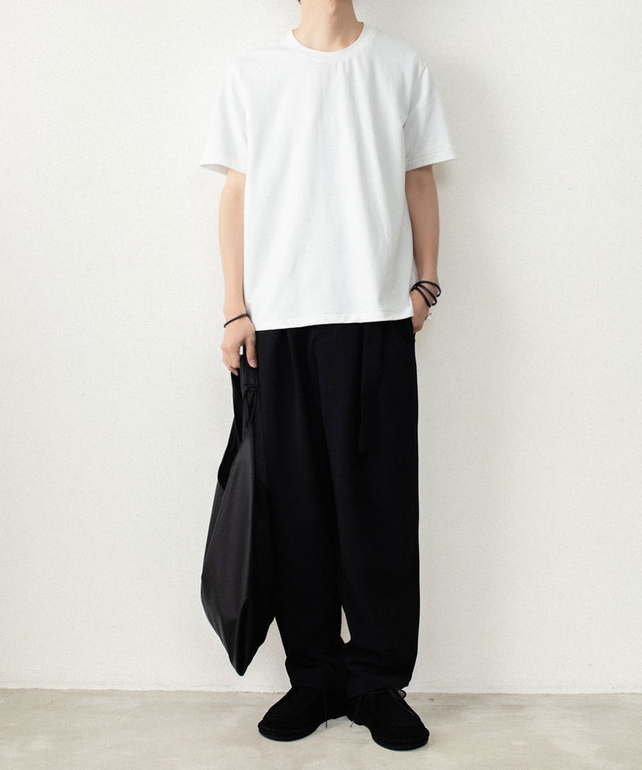 ATTACHMENT アタッチメントのCOTTON DOUBLE FACE SLIM FIT S/S TEE - WHITEの公式通販サイトsession福岡セレクトショップ