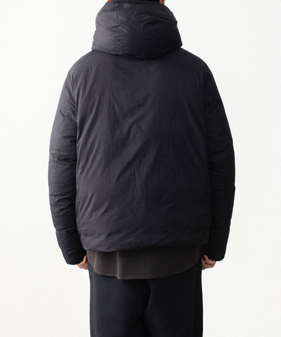 ATTACHMENT アタッチメントのNY TAFFETA HOODED DOWN JACKET - BLACKの公式通販サイトsession福岡セレクトショップ