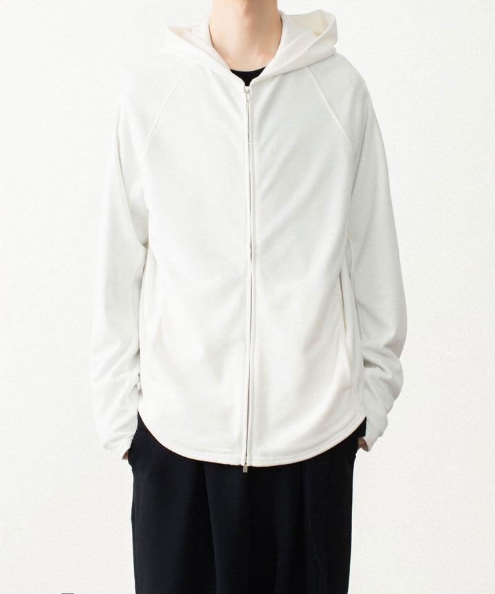 ATTACHMENT アタッチメントのVI/PE SMOOTH ZIP-UP LIGHT HOODIE - OFF WHITEの公式通販サイトsession福岡セレクトショップ