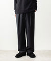 【 ATTACHMENT 】2/80 PE/WO STRETCH TRO EASY TROUSERS - BLACK