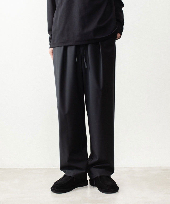 ATTACHMENT アタッチメントの2/80 PE/WO STRETCH TRO EASY TROUSERS - BLACKの公式通販サイトsession福岡セレクトショップ
