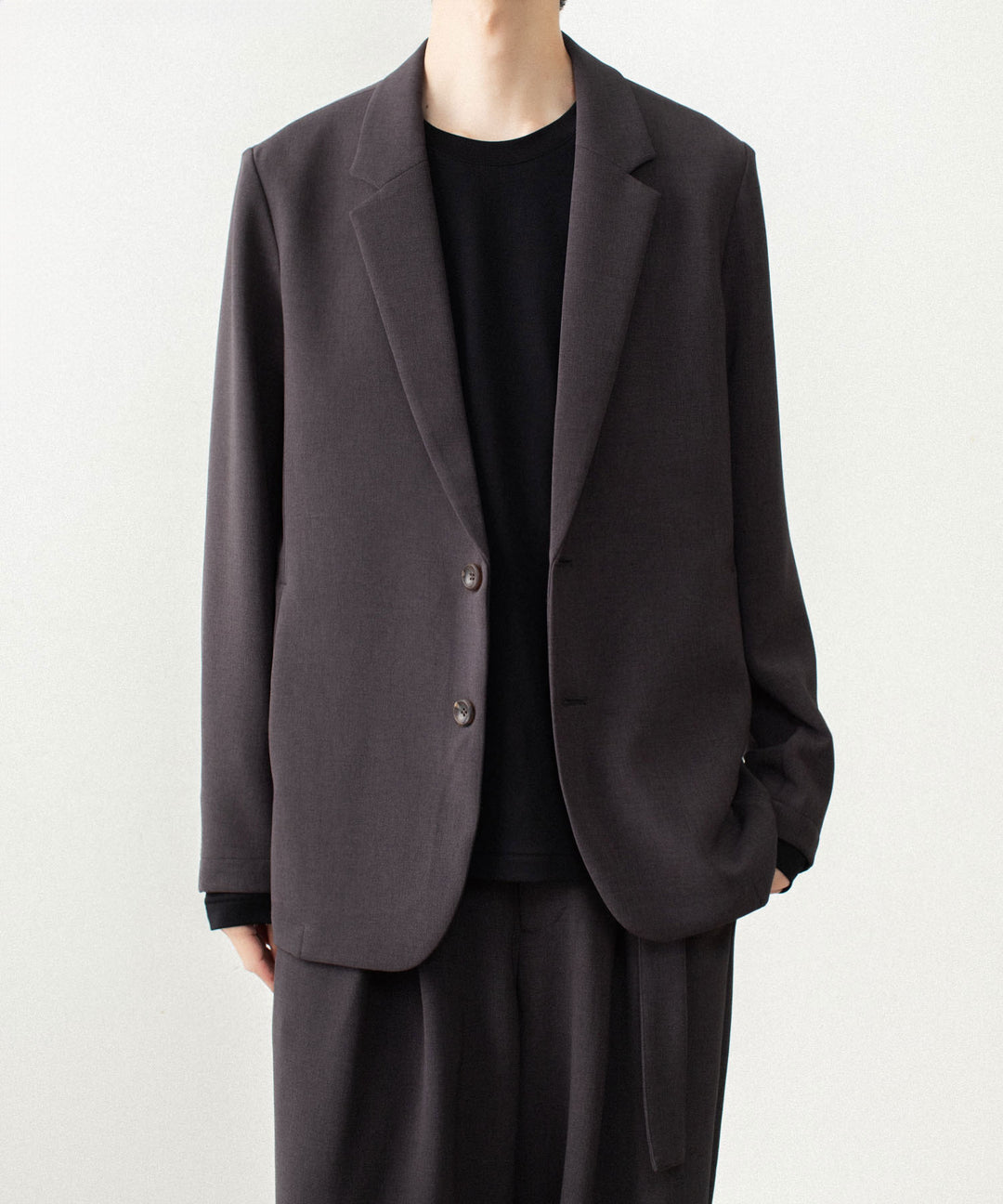 ATTACHMENT アタッチメントのPE STRETCH DOUBLE CLOTH 2B JACKET - D.KH GRAYの公式通販サイトsession福岡セレクトショップ