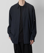 画像をギャラリービューアに読み込む, ATTACHMENT アタッチメントのPE/RY STRETCH TROPICAL STRAP SLEEVE L/S SHIRT - NAVY 公式通販サイトsession福岡セレクトショップ
