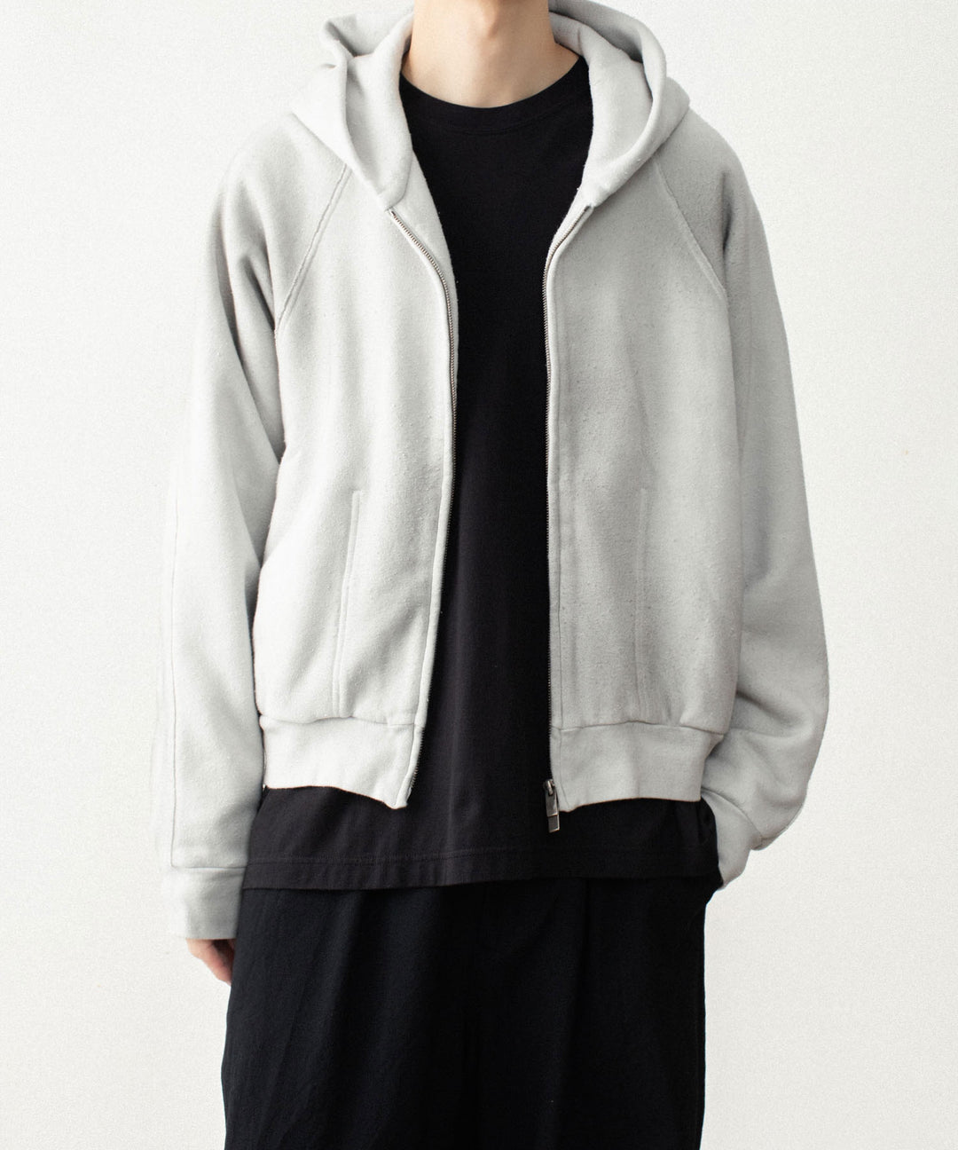 VEIN ヴェインのBRUSHED TERRY ZIP-UP HOODIE - OFF WHITEの公式通販サイトsession福岡セレクトショップ