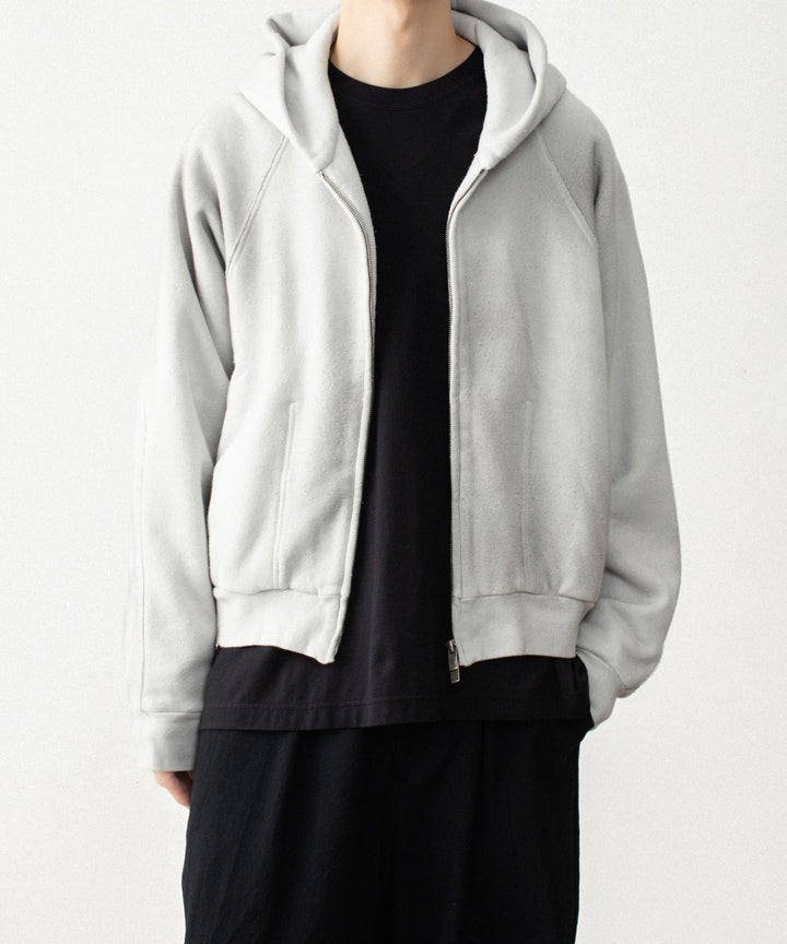 VEIN ヴェインのBRUSHED TERRY ZIP-UP HOODIE - OFF WHITEの公式通販サイトsession福岡セレクトショップ