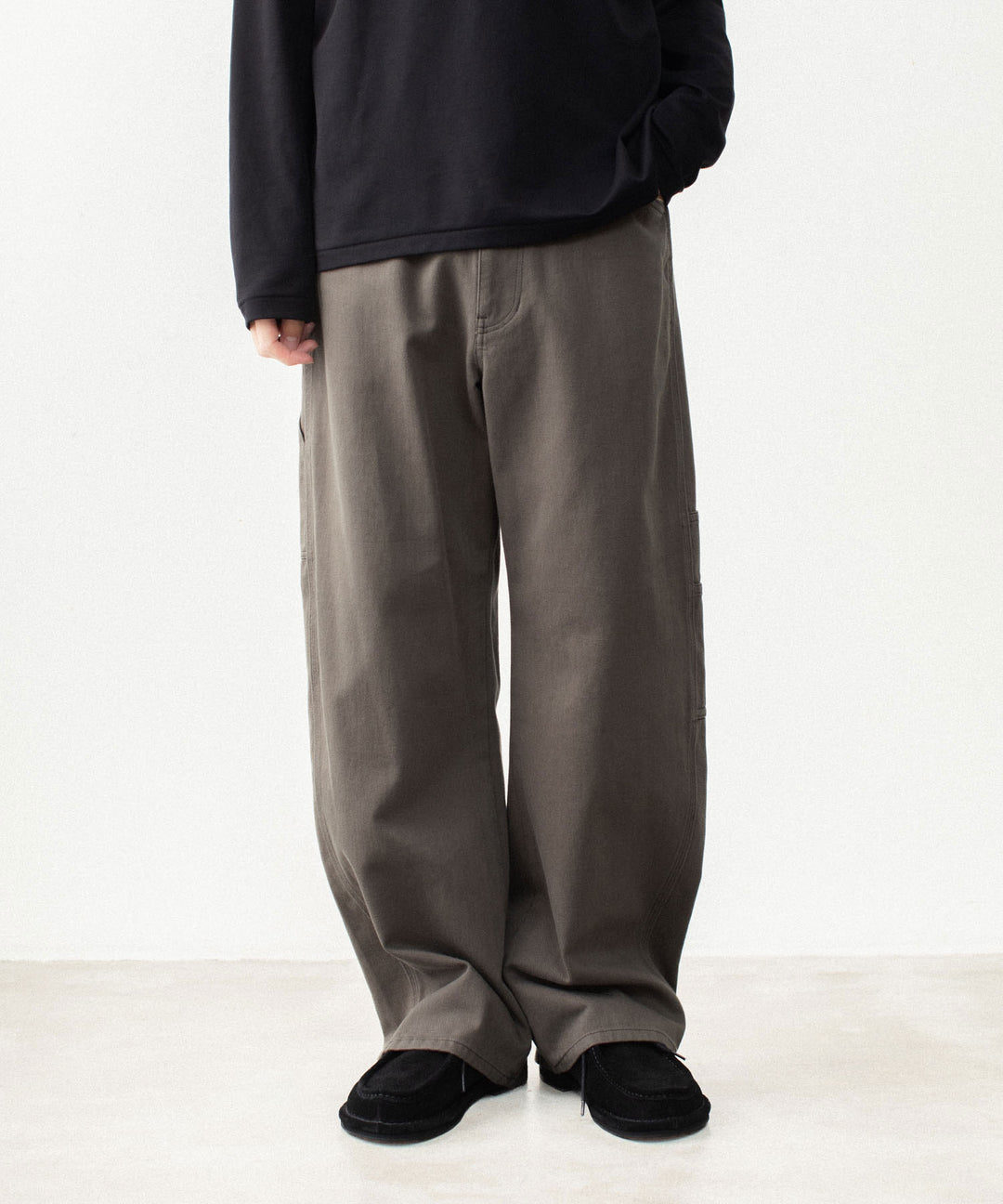 ATTACHMENT アタッチメントのCO NIDOM CLOTH BALLOON WIDE PAINTER PANTS - D.KHAKIの公式通販サイトsession福岡セレクトショップ