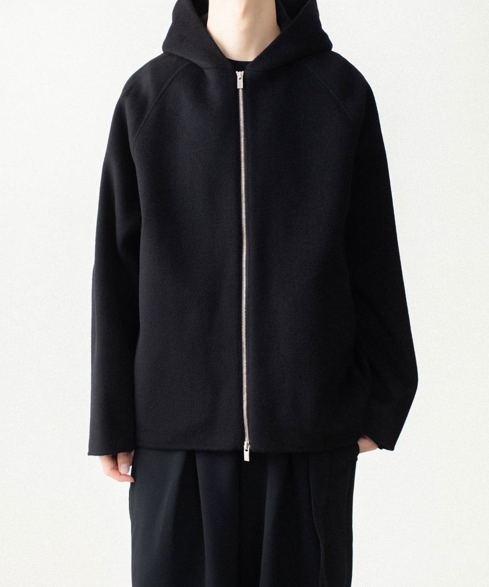 ATTACHMENT アタッチメントのWO/CA DOUBLE FACE BEAVER HOODED JACKET - BLACKの公式通販サイトsession福岡セレクトショップ