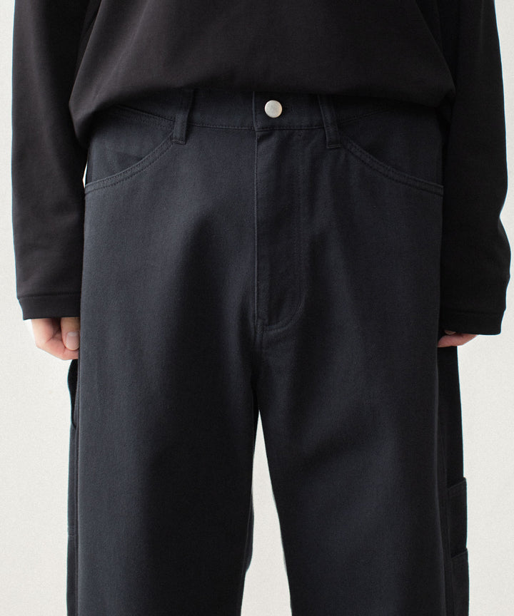 ATTACHMENT アタッチメントのCO NIDOM CLOTH BALLOON WIDE PAINTER PANTS - BLACKの公式通販サイトsession福岡セレクトショップ