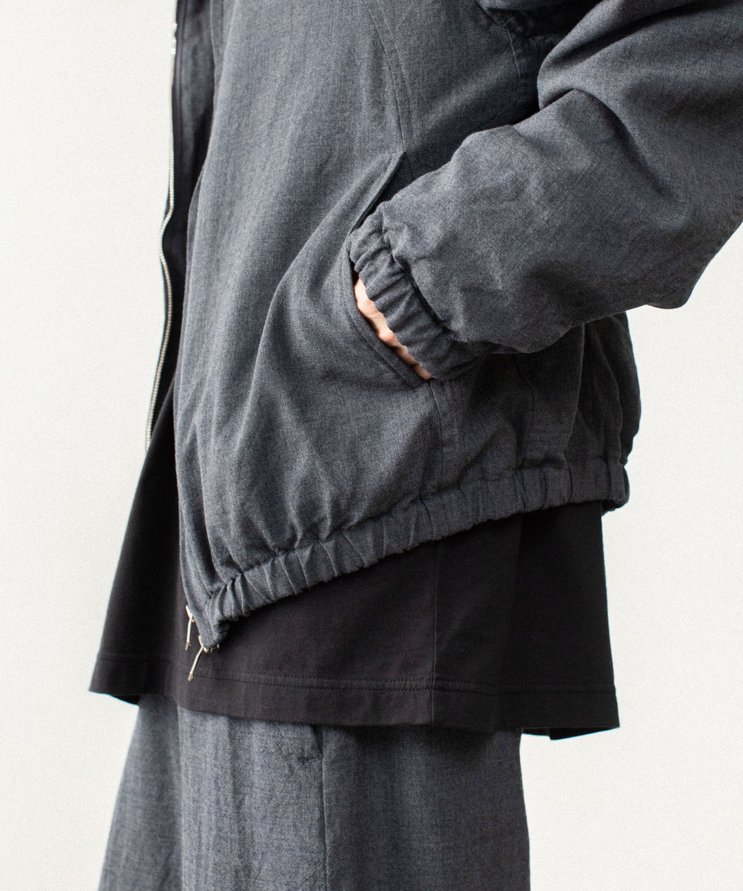 VEIN ヴェインのSHRINK WO CLOTH ZIP-UP JACKET - D.GRAYの公式通販サイトsession福岡セレクトショップ