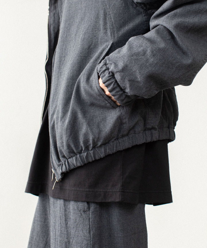 VEIN ヴェインのSHRINK WO CLOTH ZIP-UP JACKET - D.GRAYの公式通販サイトsession福岡セレクトショップ