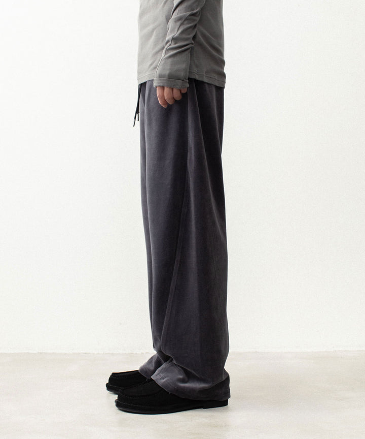 ATTACHMENT アタッチメントの80/2 ORGANIC VELOR BALLOON WIDE TRACK TROUSERS - D.GRAYの公式通販サイトsession福岡セレクトショップ
