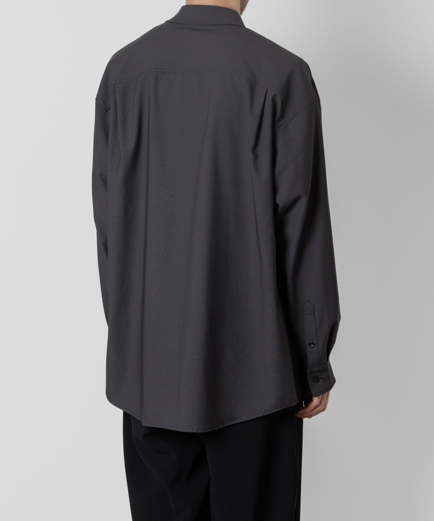 ATTACHMENT アタッチメントのPE/RY STRETCH TROPICAL STRAP SLEEVE L/S SHIRT - D.GRAY 公式通販サイトsession福岡セレクトショップ