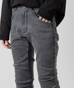 画像をギャラリービューアに読み込む, ATTACHMENT(アタッチメント)のSUPIMA CO STRETCH DENIM SLIM CURVE JEANSのD.GRAY
