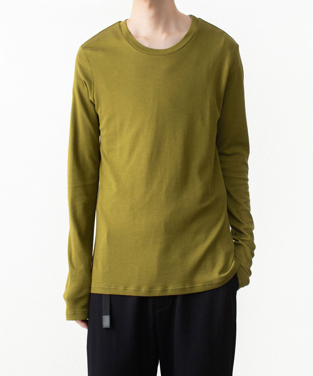 ATTACHMENT アタッチメントのBRUSHED YARN SMOOTH SLIM FIT L/S TEE - D.YELLOWの公式通販サイトsession福岡セレクトショップ