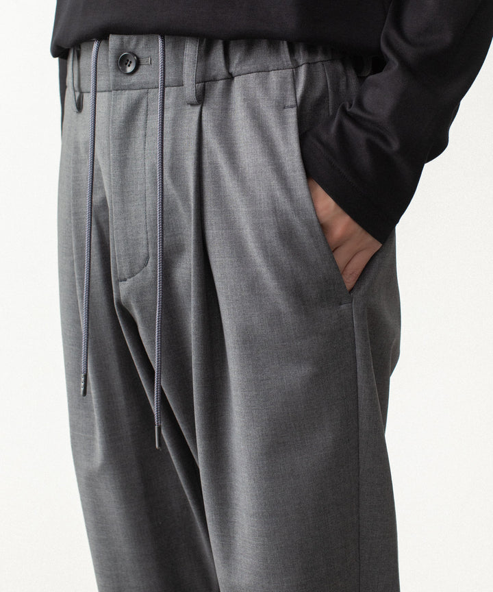 ATTACHMENT アタッチメントの2/80 PE/WO STRETCH TRO REGULAR FIT 1TUCK  TROUSERS - X.GRAYの公式通販サイトsession福岡セレクトショップ