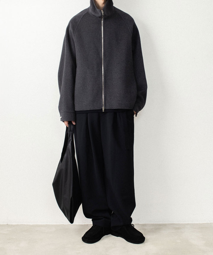 ATTACHMENT アタッチメントのWO/CA DOUBLE FACE BEAVER STAND COLLAR JACKET - GRAYの公式通販サイトsession福岡セレクトショップ