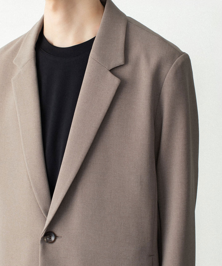 ATTACHMENT アタッチメントのPE STRETCH DOUBLE CLOTH 2B JACKET - D.BROWNの公式通販サイトsession福岡セレクトショップ