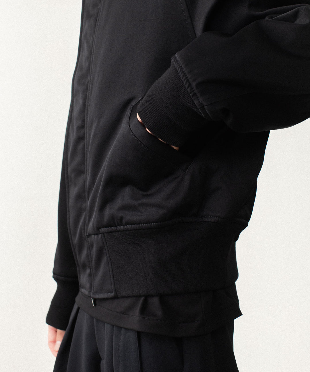 ATTACHMENT アタッチメントのNY/CO SATIN N 2B JACKET - BLACKの公式通販サイトsession福岡セレクトショップ