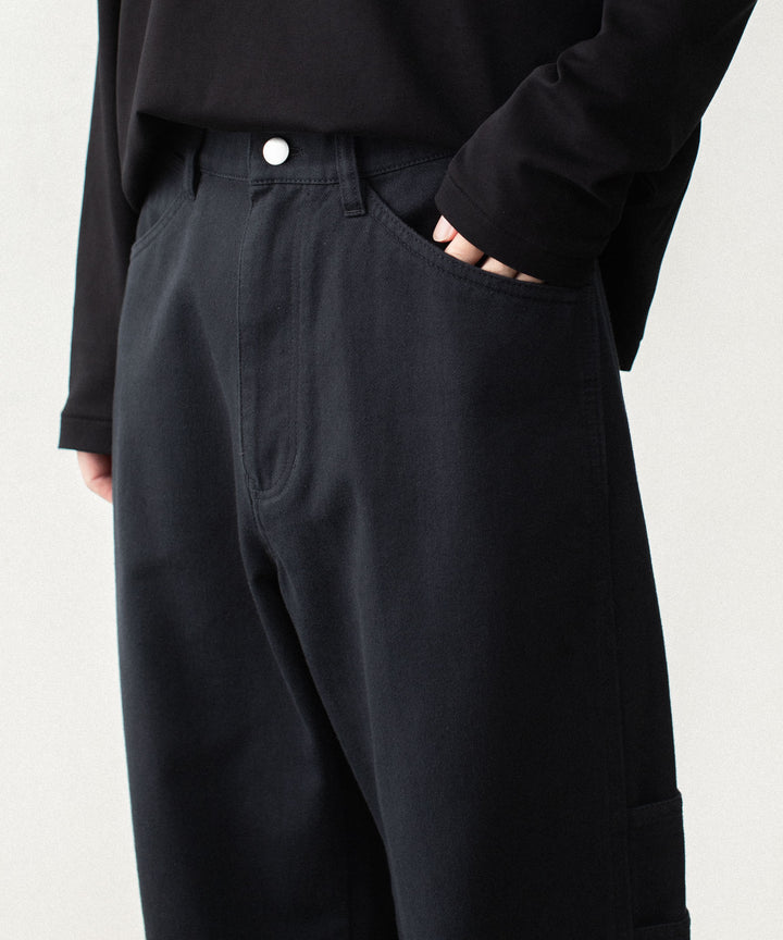 ATTACHMENT アタッチメントのCO NIDOM CLOTH BALLOON WIDE PAINTER PANTS - BLACKの公式通販サイトsession福岡セレクトショップ