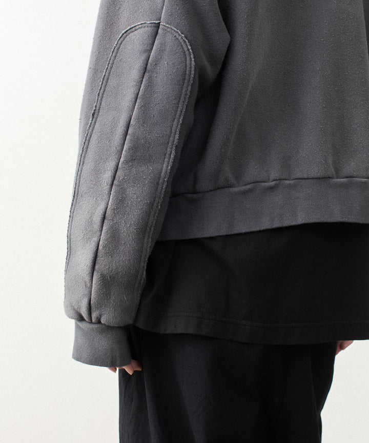 VEIN ヴェインのBRUSHED TERRY ZIP-UP HOODIE - KHAKI GRAYの公式通販サイトsession福岡セレクトショップ