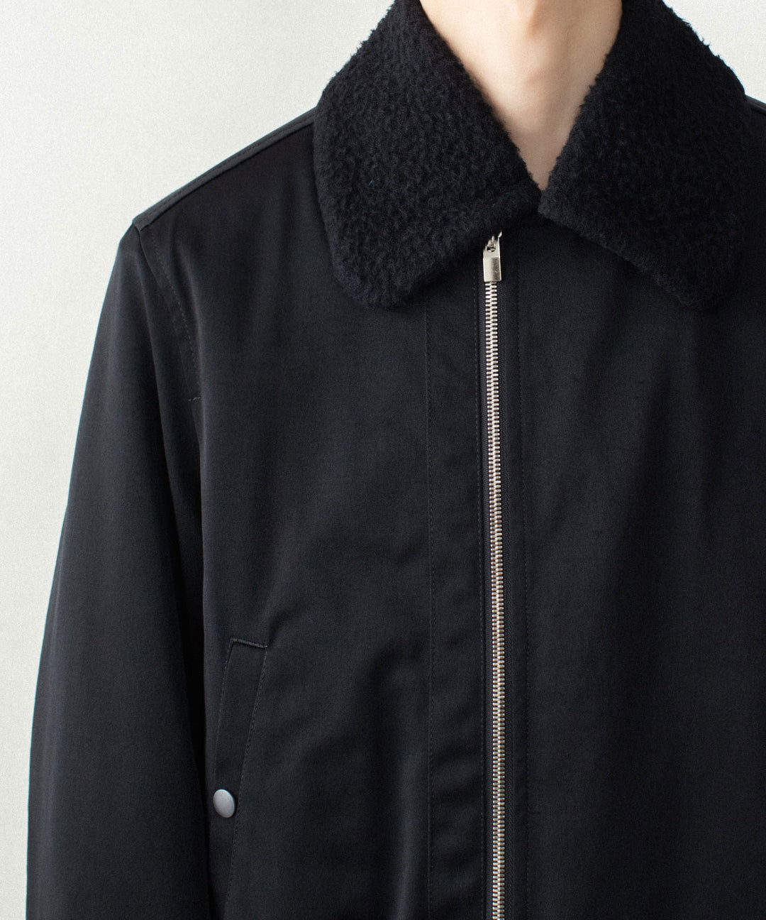 ATTACHMENT アタッチメントのNY/CO SATIN B-15 JACKET - BLACKの公式通販サイトsession福岡セレクトショップ