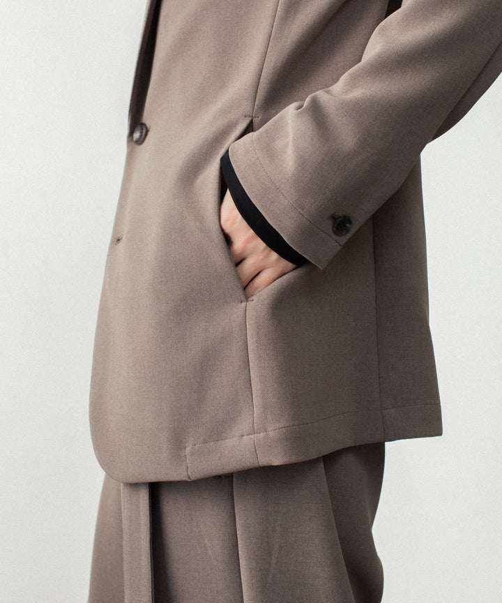ATTACHMENT アタッチメントのPE STRETCH DOUBLE CLOTH 2B JACKET - D.BROWNの公式通販サイトsession福岡セレクトショップ