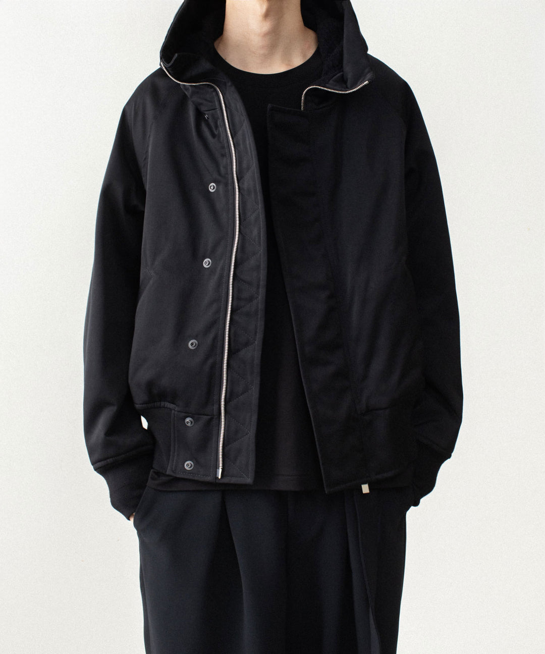 ATTACHMENT アタッチメントのNY/CO SATIN N 2B JACKET - BLACKの公式通販サイトsession福岡セレクトショップ