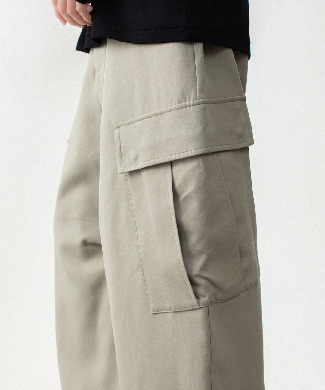 ATTACHMENT アタッチメントのCO/TEN POWDERY DOUBLE CROTH EASY CARGO TROUSERS - L.KH GRAYの公式通販サイトsession福岡セレクトショップ