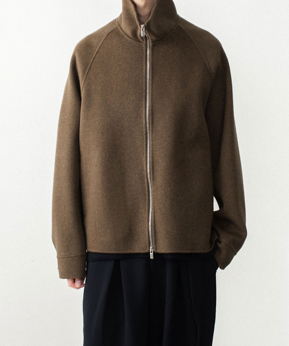 ATTACHMENT アタッチメントのWO/CA DOUBLE FACE BEAVER STAND COLLAR JACKET - KHAKIの公式通販サイトsession福岡セレクトショップ