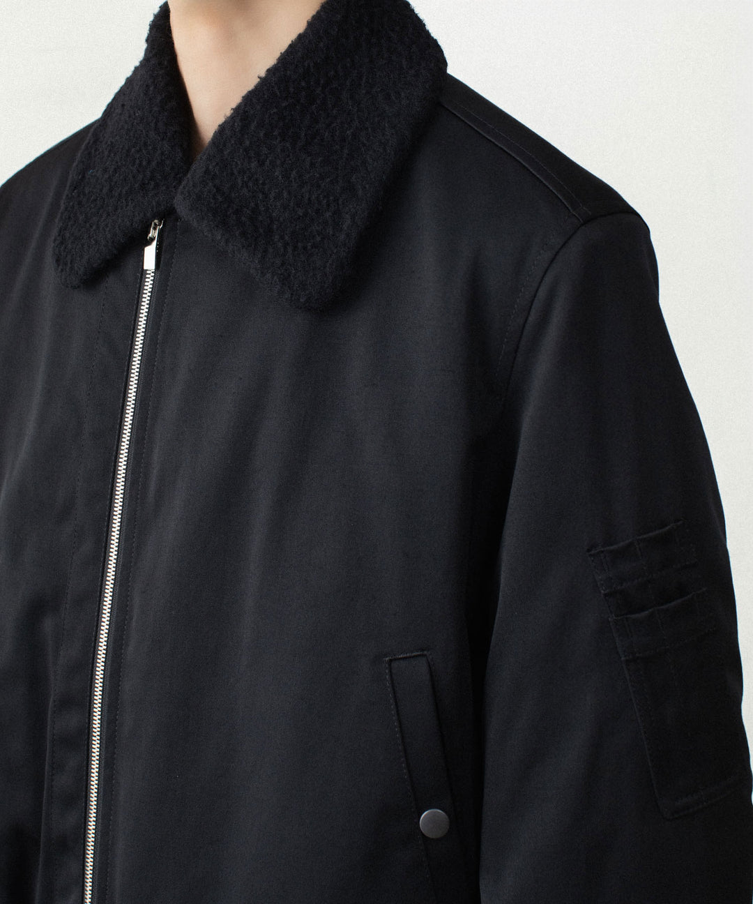 ATTACHMENT アタッチメントのNY/CO SATIN B-15 JACKET - BLACKの公式通販サイトsession福岡セレクトショップ