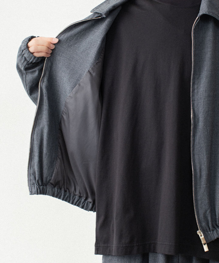 VEIN ヴェインのSHRINK WO CLOTH ZIP-UP JACKET - D.GRAYの公式通販サイトsession福岡セレクトショップ