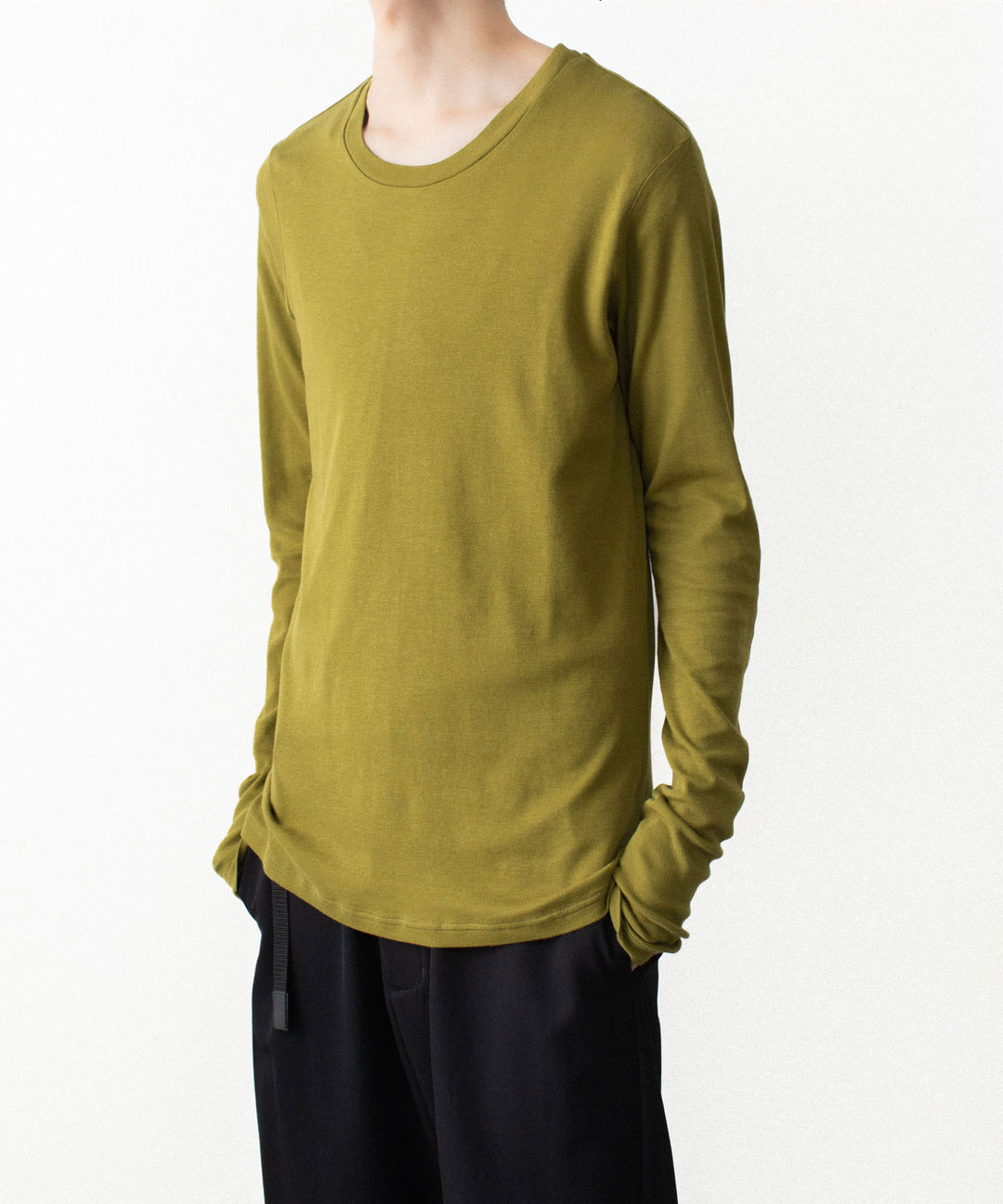 ATTACHMENT アタッチメントのBRUSHED YARN SMOOTH SLIM FIT L/S TEE - D.YELLOWの公式通販サイトsession福岡セレクトショップ