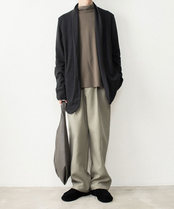 ATTACHMENT アタッチメントのCO/TEN POWDERY DOUBLE CROTH BELTED WIDE TROUSERS - L.KH GRAYの公式通販サイトsession福岡セレクトショップ
