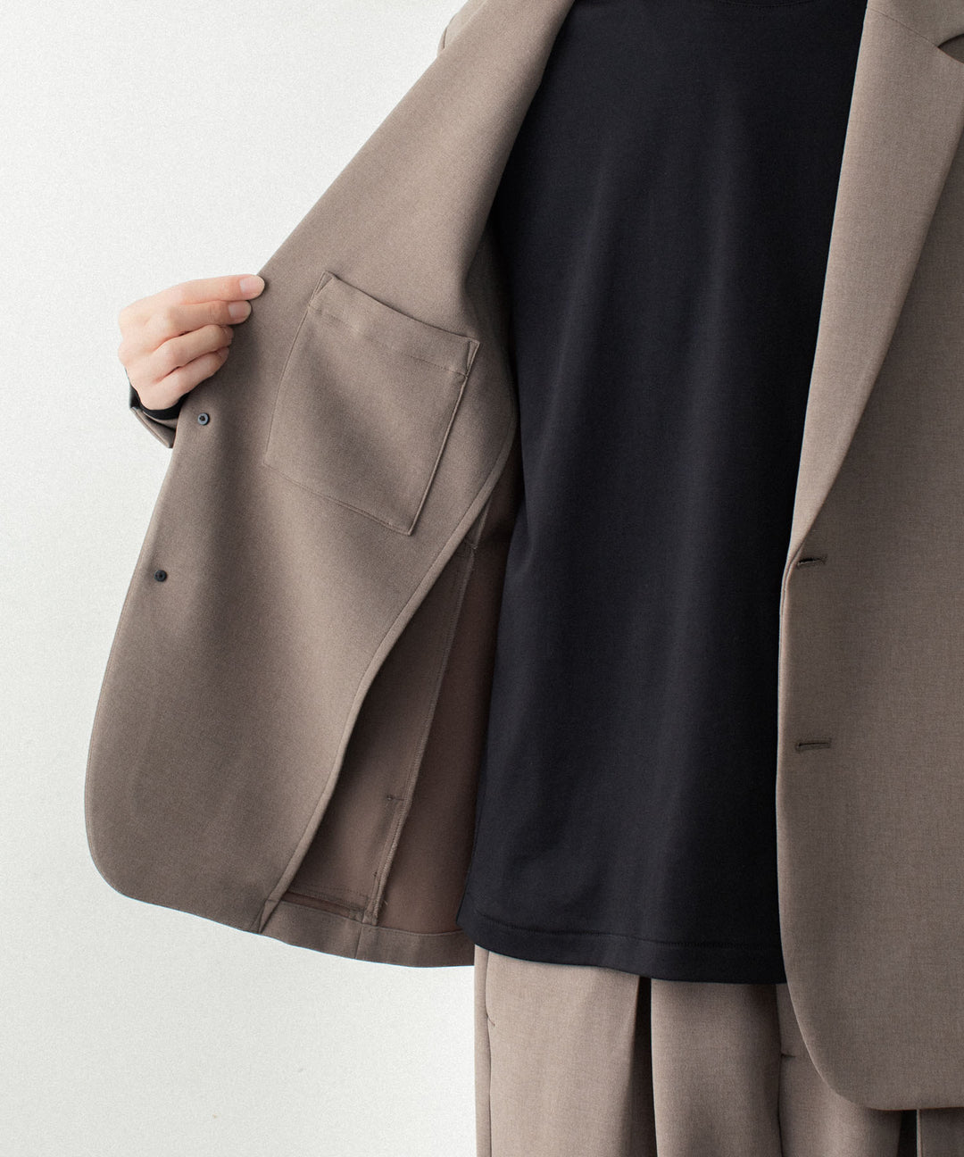 ATTACHMENT アタッチメントのPE STRETCH DOUBLE CLOTH 2B JACKET - D.BROWNの公式通販サイトsession福岡セレクトショップ