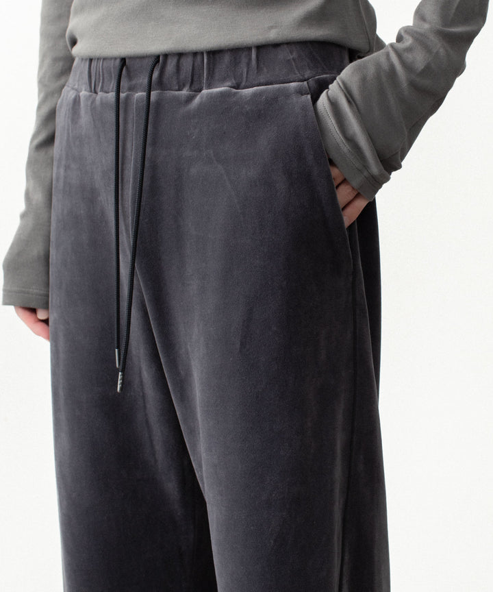 ATTACHMENT アタッチメントの80/2 ORGANIC VELOR BALLOON WIDE TRACK TROUSERS - D.GRAYの公式通販サイトsession福岡セレクトショップ