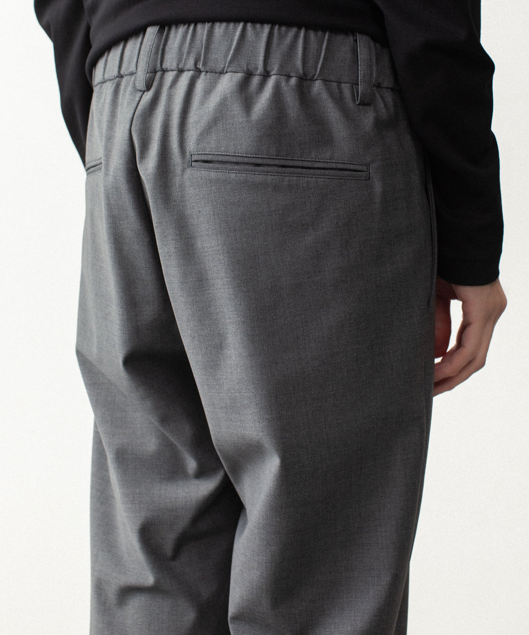 ATTACHMENT アタッチメントの2/80 PE/WO STRETCH TRO REGULAR FIT 1TUCK  TROUSERS - X.GRAYの公式通販サイトsession福岡セレクトショップ