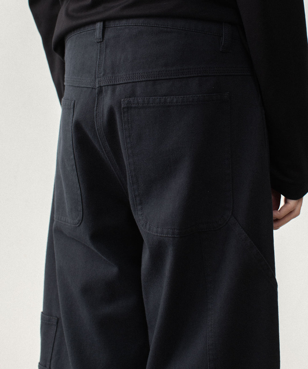 ATTACHMENT アタッチメントのCO NIDOM CLOTH BALLOON WIDE PAINTER PANTS - BLACKの公式通販サイトsession福岡セレクトショップ