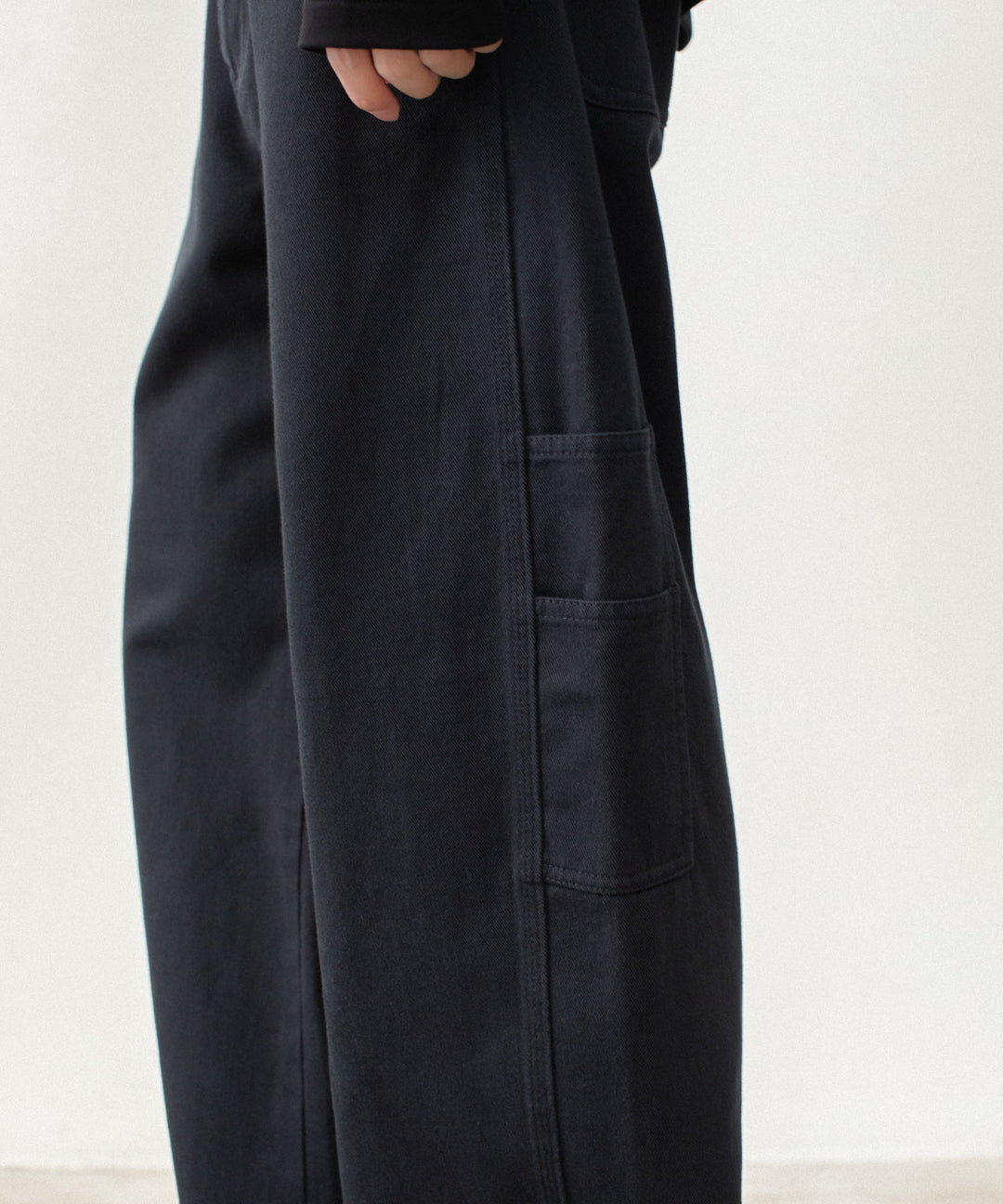 ATTACHMENT アタッチメントのCO NIDOM CLOTH BALLOON WIDE PAINTER PANTS - BLACKの公式通販サイトsession福岡セレクトショップ