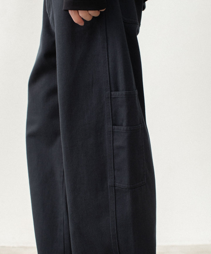ATTACHMENT アタッチメントのCO NIDOM CLOTH BALLOON WIDE PAINTER PANTS - BLACKの公式通販サイトsession福岡セレクトショップ