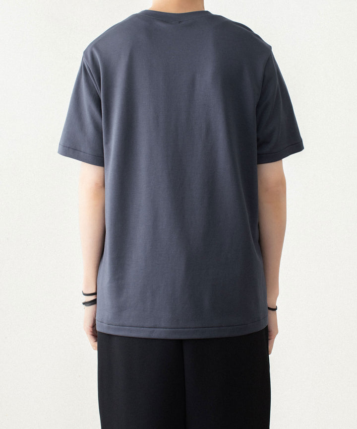 ATTACHMENT アタッチメントのCOTTON DOUBLE FACE SLIM FIT S/S TEE - NAVYの公式通販サイトsession福岡セレクトショップ