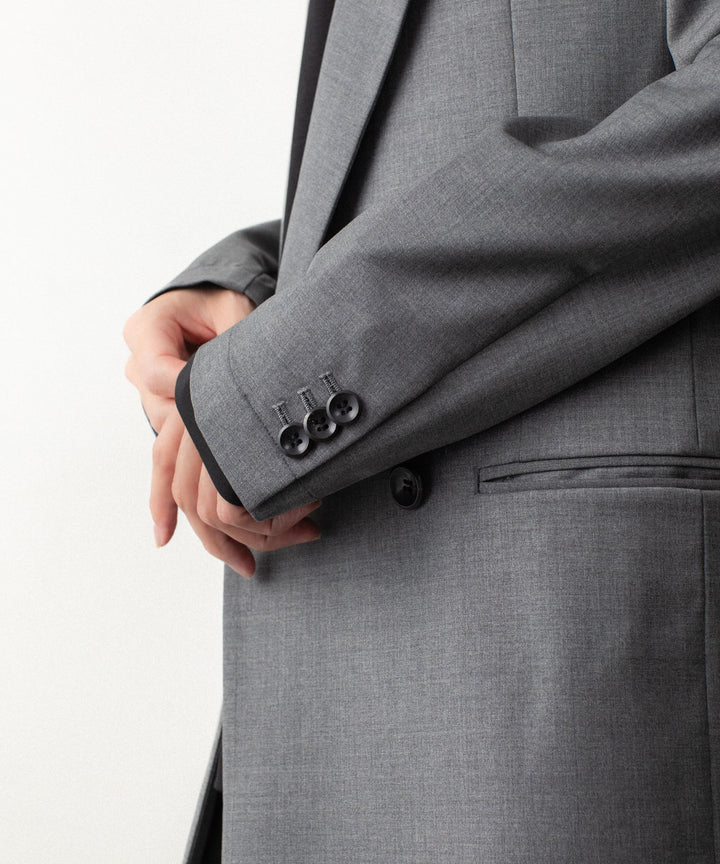 ATTACHMENT アタッチメントの2/80 PE/WO STRETCH TRO DOUBLE-BREASTED JACKET - X.GRAYの公式通販サイトsession福岡セレクトショップ