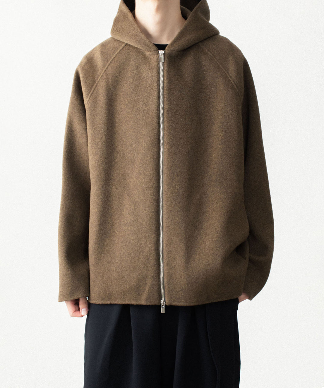 ATTACHMENT アタッチメントのWO/CA DOUBLE FACE BEAVER HOODED JACKET - KHAKIの公式通販サイトsession福岡セレクトショップ