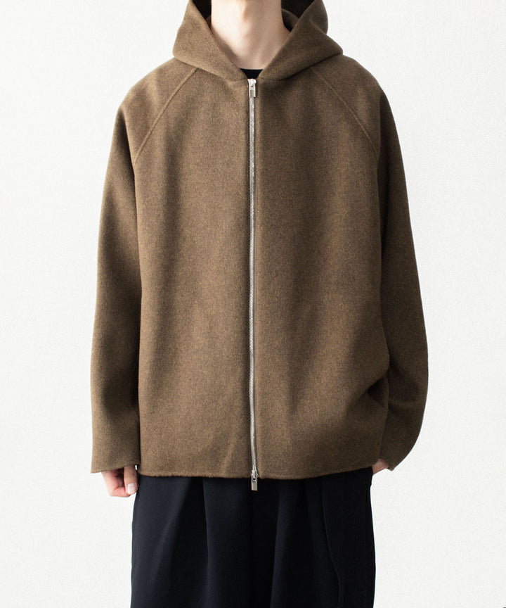 ATTACHMENT アタッチメントのWO/CA DOUBLE FACE BEAVER HOODED JACKET - KHAKIの公式通販サイトsession福岡セレクトショップ
