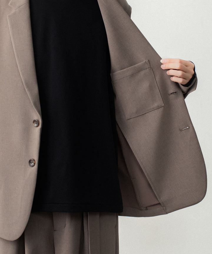 ATTACHMENT アタッチメントのPE STRETCH DOUBLE CLOTH 2B JACKET - D.BROWNの公式通販サイトsession福岡セレクトショップ