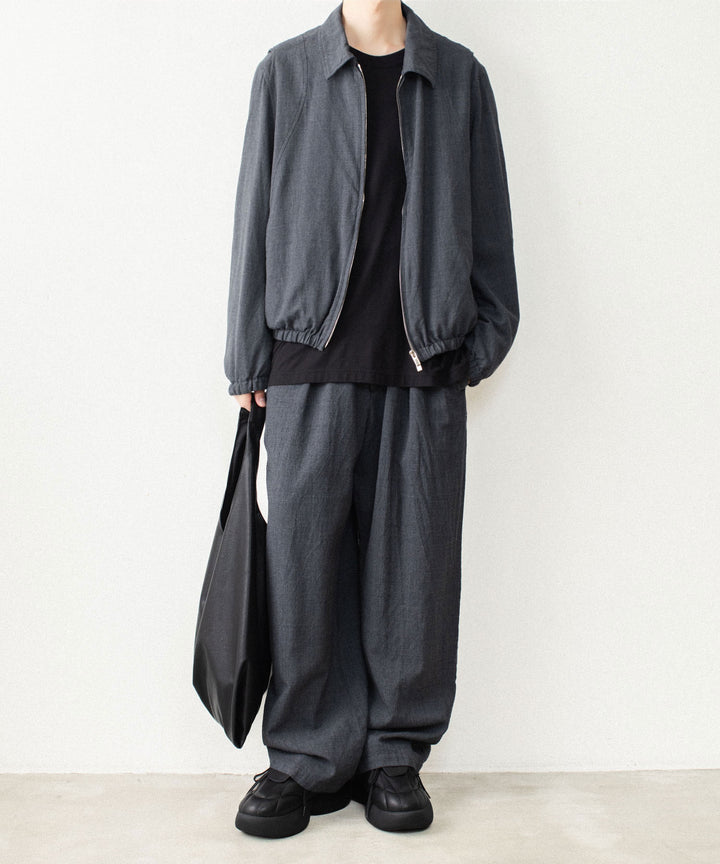 VEIN ヴェインのSHRINK WO CLOTH ZIP-UP JACKET - D.GRAYの公式通販サイトsession福岡セレクトショップ