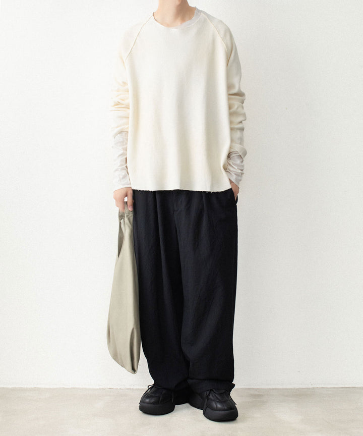 VEIN ヴェインのHIGH GAUGE WAFFLE LAYERED L/S TEE - OFF WHITEの公式通販サイトsession福岡セレクトショップ