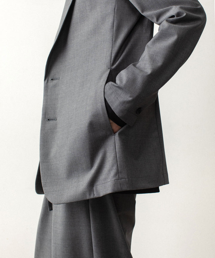 ATTACHMENT アタッチメントの2/80 PE/WO STRETCH TRO 2B JACKET - X.GRAYの公式通販サイトsession福岡セレクトショップ