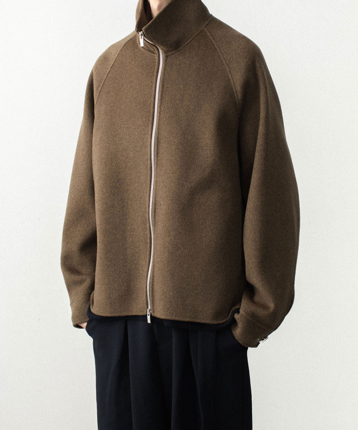 ATTACHMENT アタッチメントのWO/CA DOUBLE FACE BEAVER STAND COLLAR JACKET - KHAKIの公式通販サイトsession福岡セレクトショップ