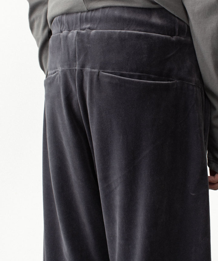 ATTACHMENT アタッチメントの80/2 ORGANIC VELOR BALLOON WIDE TRACK TROUSERS - D.GRAYの公式通販サイトsession福岡セレクトショップ