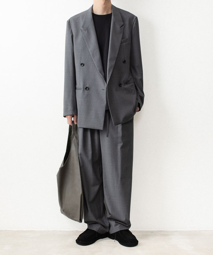 ATTACHMENT アタッチメントの2/80 PE/WO STRETCH TRO DOUBLE-BREASTED JACKET - X.GRAYの公式通販サイトsession福岡セレクトショップ
